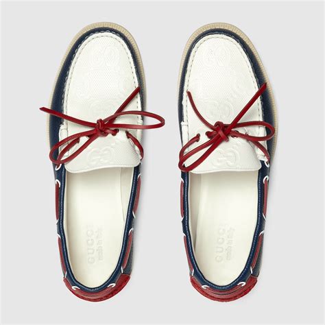 gucci blue boat shoes|gucci shoes with diamonds.